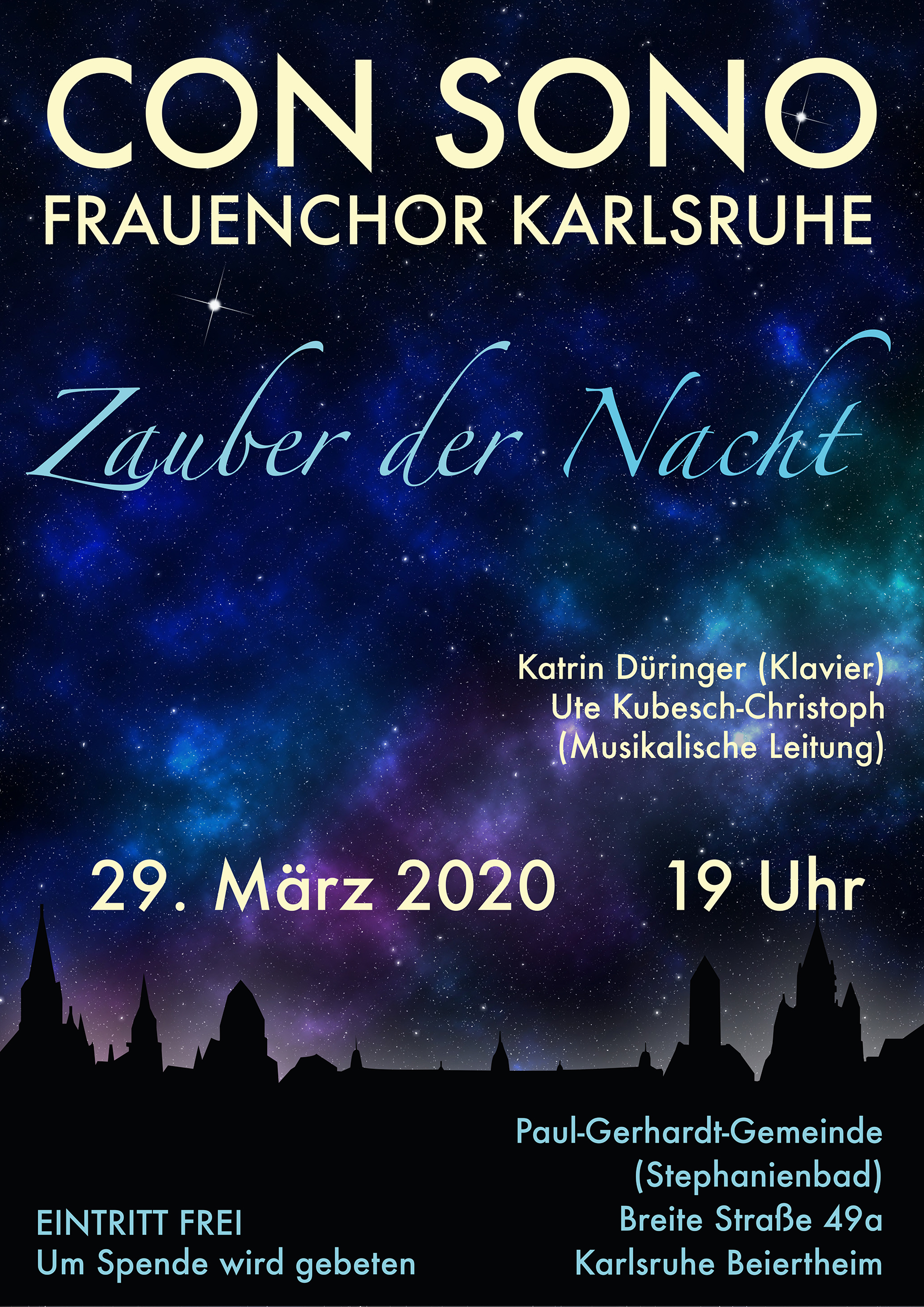 Konzertplakat 2019